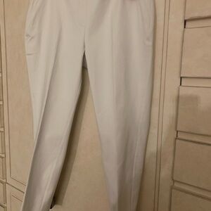 Spanx Classic White Slim Straight Leg Pants